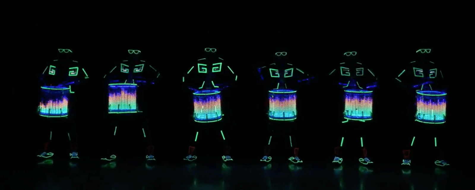 LED Octagon Drum Show