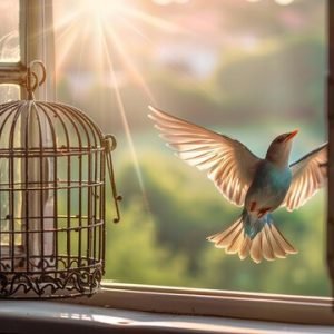 Bird in cage5