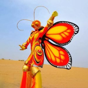 Butterfly Stilt Walkers Dubai Image5