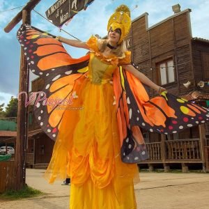 Butterfly Stilt Walkers Dubai3