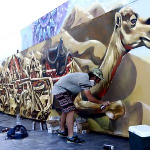 Digital Graffiti Wall Dubai 2