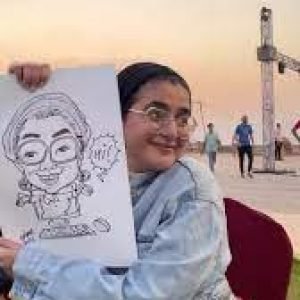 Event Caricaturist Dubai3