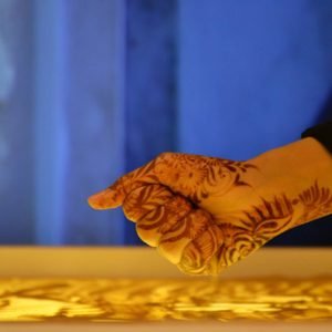 Female Sand Artist Dubai 1
