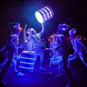 LED Aerial Drum Show Dubai2