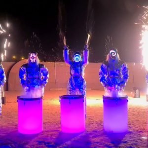 LED Aerial Drum Show Dubai3