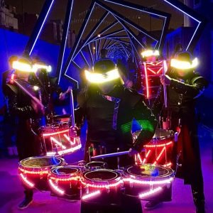 LED Octagon Drum Show3