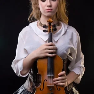 blond-girl-violin-looking-down-black-background-blond-girl-violin-looking-down-101555321