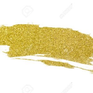 Gold glitter grunge painted abstract background
